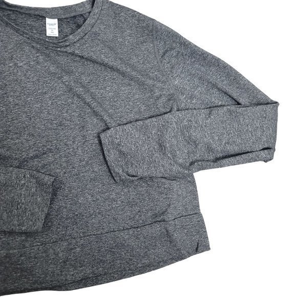 Old‎ Navy Womens XL Tall Grey Cozecore Long Sleeve Soft Tech Active Top - Picture 3 of 9